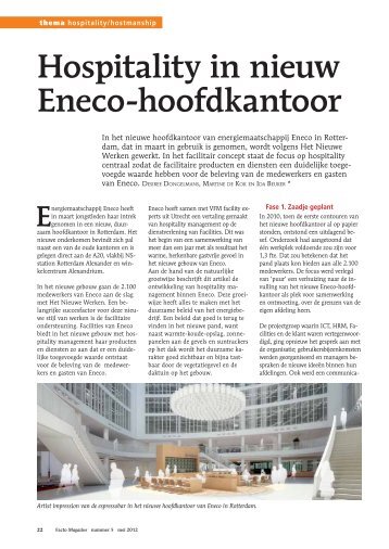 Hospitality in nieuw Eneco-hoofdkantoor - Facto Magazine