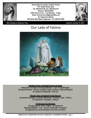 Our Lady of Fatima - Icbuhl.org