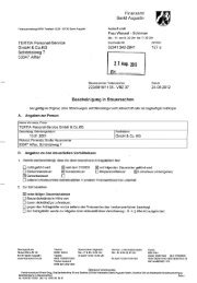 Bescheinigung Zur Vorlage Bei Dem Finanzamt