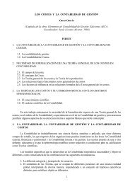 Los costes y la contabilidad de gestiÃ³n - Observatorio ...