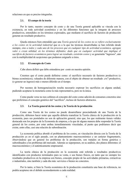 Los costes y la contabilidad de gestiÃ³n - Observatorio ...