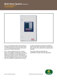 Multi Alarm System Type AU 2.1 - Autronica Fire and Security
