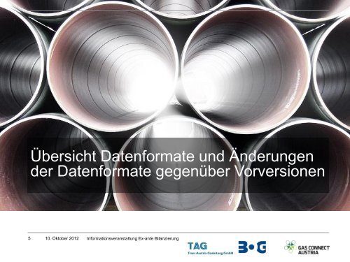 Datenaustausch mit TSOs - Gas Connect Austria