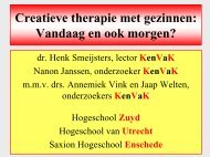 Creatieve therapie met gezinnen (Nanon Janssen ... - KenVaK - Zuyd