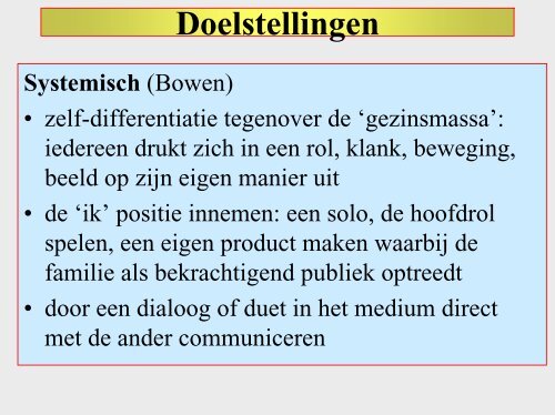 Creatieve therapie met gezinnen (Nanon Janssen ... - KenVaK - Zuyd