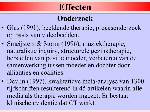 Creatieve therapie met gezinnen (Nanon Janssen ... - KenVaK - Zuyd