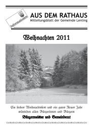 Mitteilungsblatt Lenting 2011/II