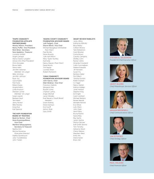 2012 Annual Report - Arizona Community Foundation