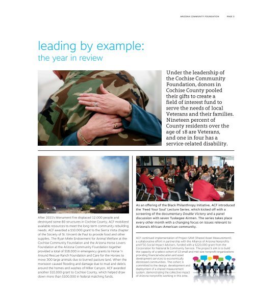 2012 Annual Report - Arizona Community Foundation