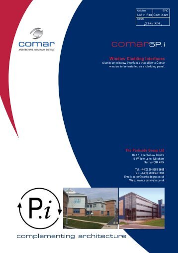 Comar 5P.i. Cladding Interfaces Brochure - Comar Architectural ...