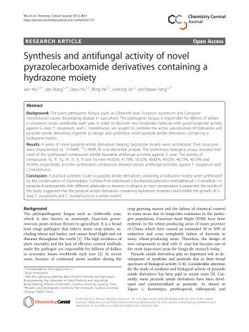 PDF - Chemistry Central Journal