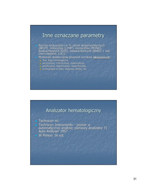 diagnostyka laboratoryjna i sygnalowa