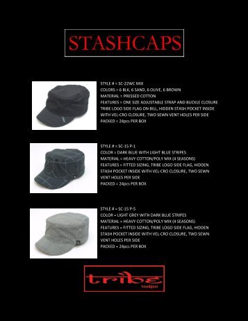 STYLE # = SC-22WC MIX COLORS = 6 BLK, 6 ... - Texas Headgear