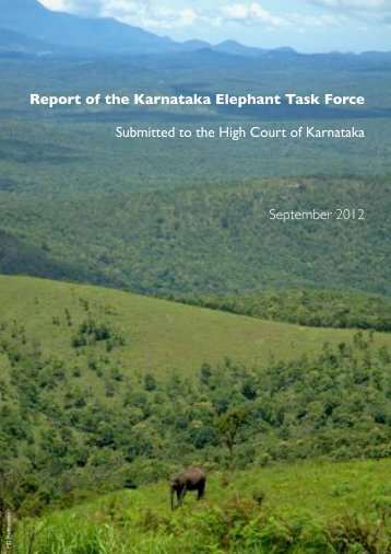 Report of the Karnataka Elephant Task Force - Ashoka Trust for ...