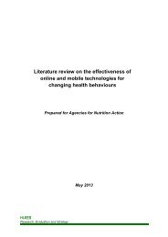 Literature review on the effectiveness of online and mobile ...