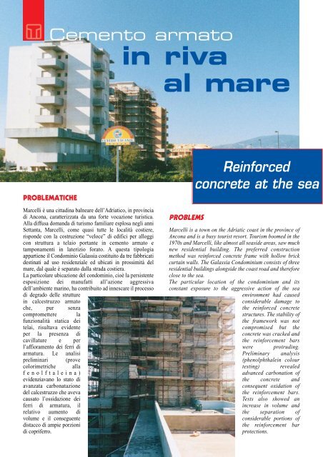 Cemento armato in riva al mare Reinforced concrete at ... - Torggler