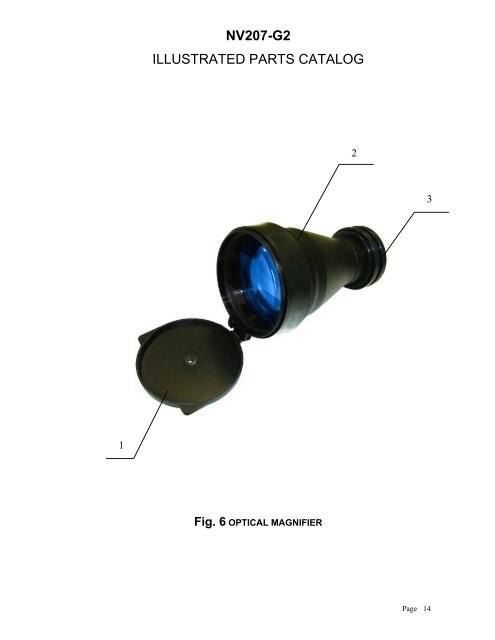 NV207-G2 NIGHT VISION MONOCULAR - Newcon Optik