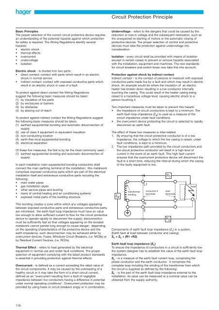 Circuit Protection Principle - Hager