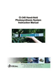 CI-340 Manual - CID, Inc.