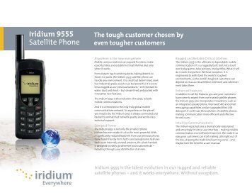 Iridium 9555 Satellite Phone