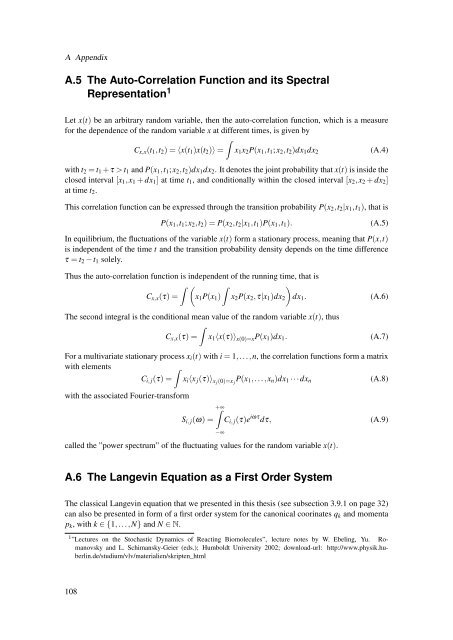 Diffusion Processes with Hidden States from ... - FU Berlin, FB MI