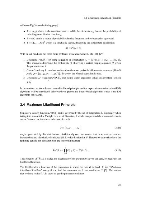 Diffusion Processes with Hidden States from ... - FU Berlin, FB MI