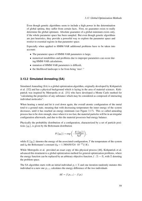 Diffusion Processes with Hidden States from ... - FU Berlin, FB MI