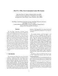OLCF's 1 TB/s, Next-Generation Lustre File System