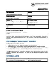 responsibility/accountability statement key result areas