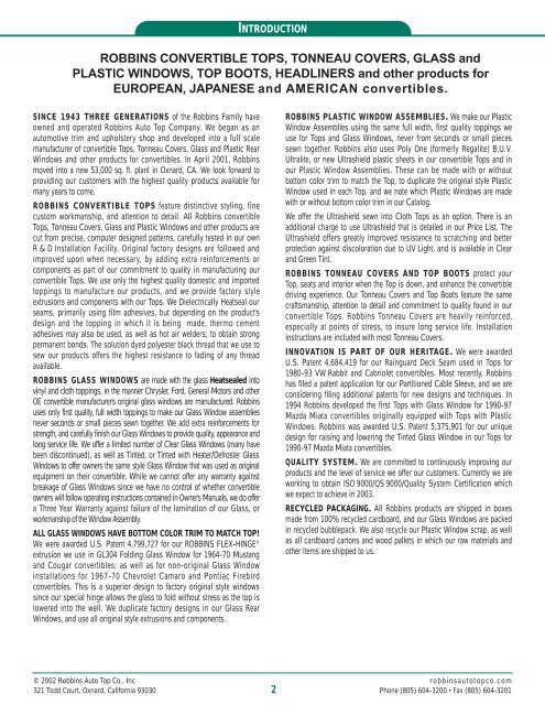 table of contents sport utility vehicles american convertibles