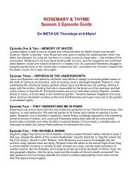 WETA UK Rosemary & Thyme Series 2 Episode Guide.pdf