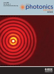 PDF of June Issue - IEEE Photonics Society