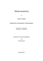 Wörterverzeichnis - Plattdeutsch/Niederdeutsch in Westfalen