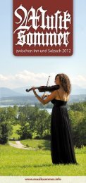 SO - Musiksommer zwischen Inn und Salzach