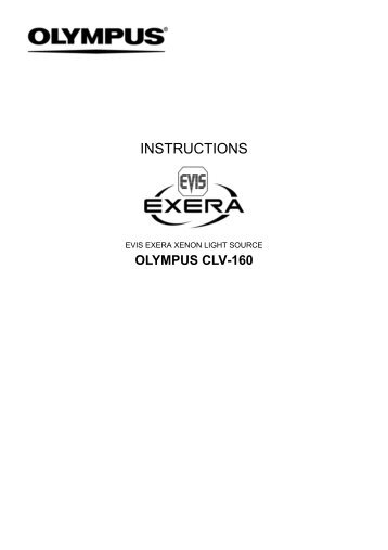 Olympus CLV-160 Light Source - Instructions.pdf