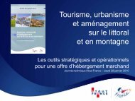 PrÃ©sentation des travaux d'ATOUT FRANCE