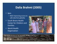 Dalia Brahmi (2005) - FHOP