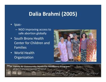 Dalia Brahmi (2005) - FHOP