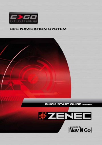 GPS NAVIGATION SYSTEM MODEL NO: - Zenec