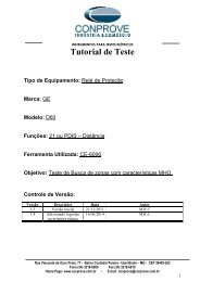 Tutorial Teste Rele GE D60 Distanca CE6006 Automatico