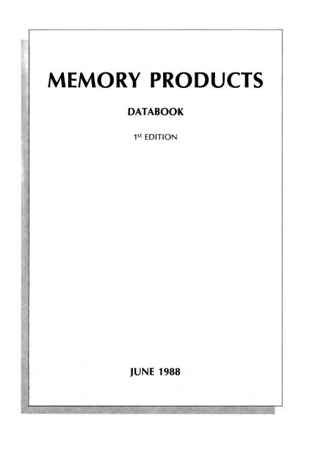 memory products - Al Kossow's Bitsavers