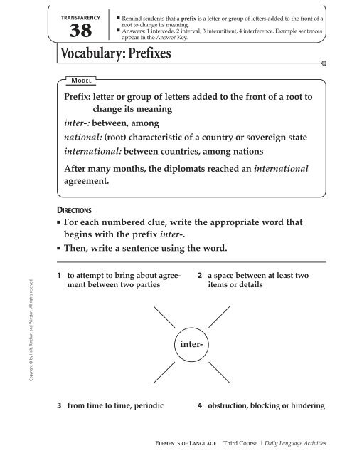 Vocabulary_33 pages of exercises w Ans. Keys.pdf - Azinga Cartoons