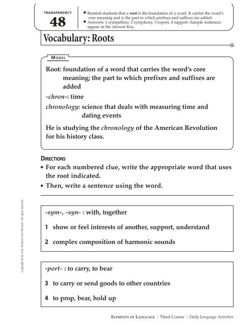 Vocabulary_33 pages of exercises w Ans. Keys.pdf - Azinga Cartoons