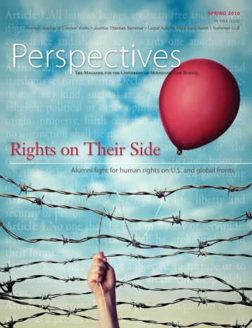 Rights on Their Side - the University of Minnesota Law School