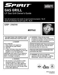 GAS GRILL - Weber