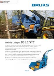 Bruks 805 CT Mobile Chipper