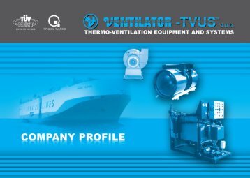 Table of contents - Ventilator-TVUS d.o.o.