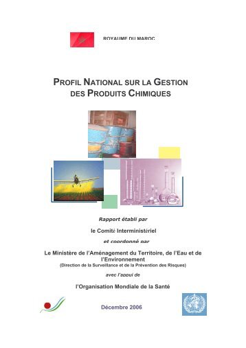 Rapport du Profil National sur la Gestion des Produits Chimiques