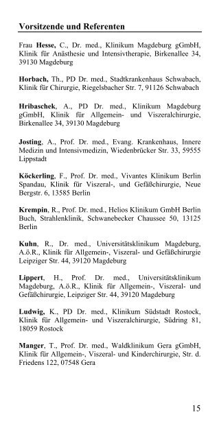 Programm - Städtisches Klinikum Magdeburg