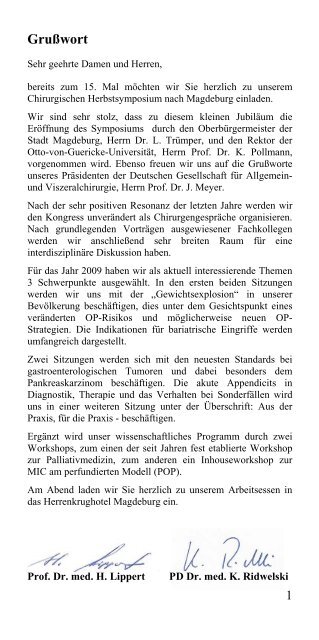 Programm - Städtisches Klinikum Magdeburg